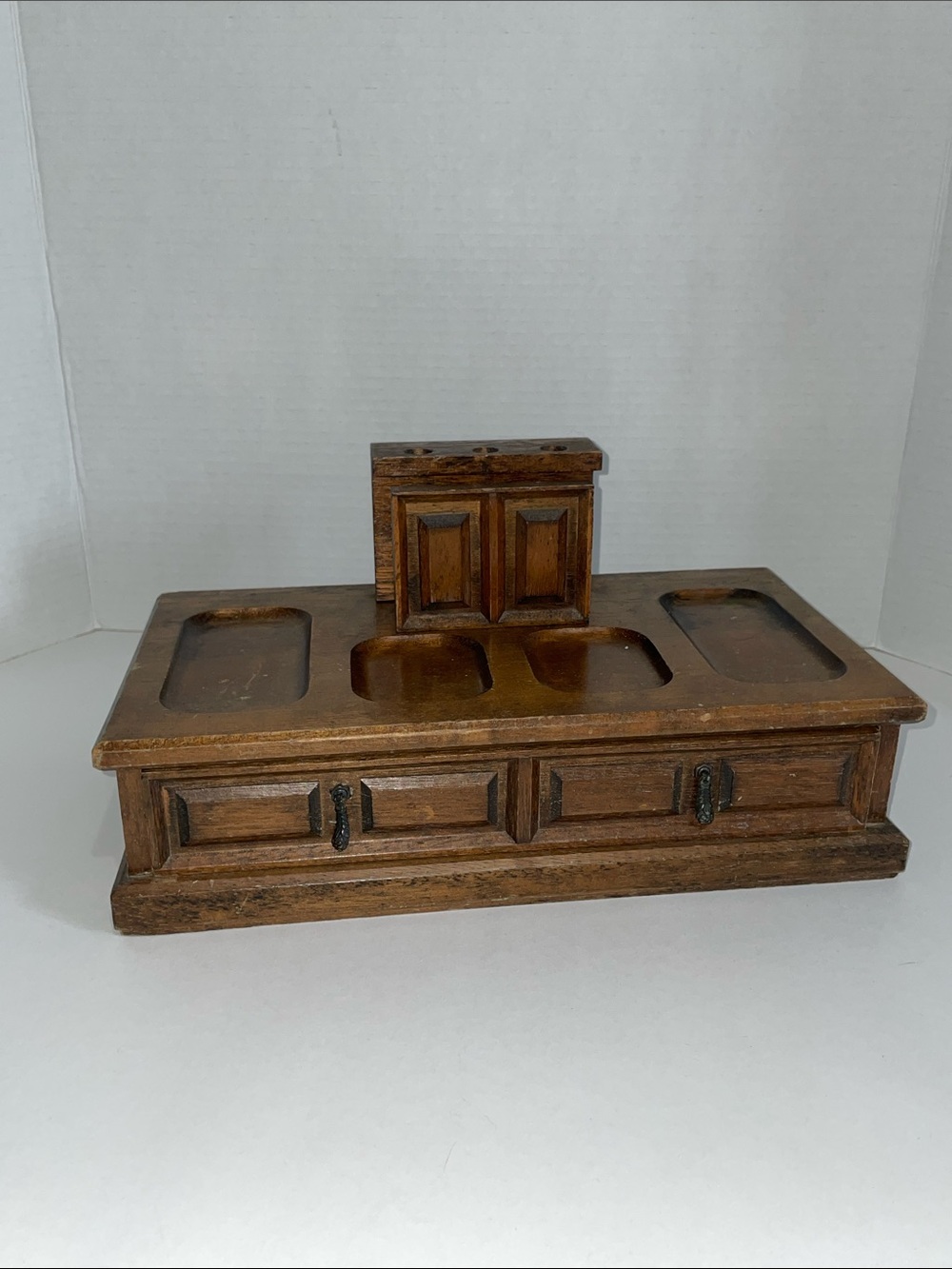 Jewellery Box Wood Jewely Organizer Mens Drawer Japan Vintage Gift